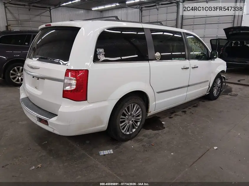 2015 Chrysler Town & Country Touring-L VIN: 2C4RC1CG3FR547338 Lot: 45595691