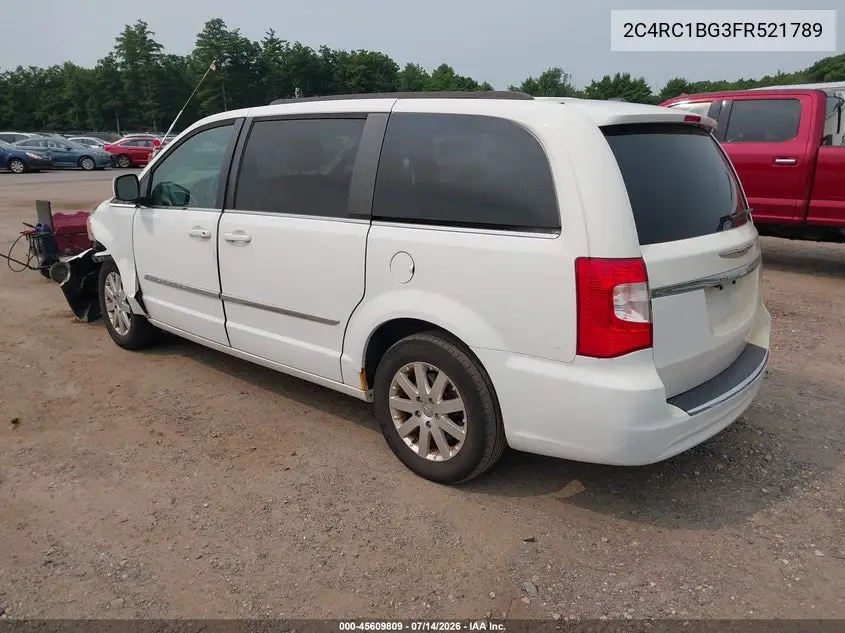 2015 Chrysler Town & Country Touring VIN: 2C4RC1BG3FR521789 Lot: 45609809