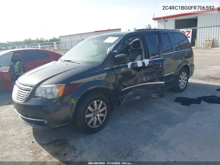 2015 Chrysler Town & Country Touring VIN: 2C4RC1BG0FR706592 Lot: 45619393