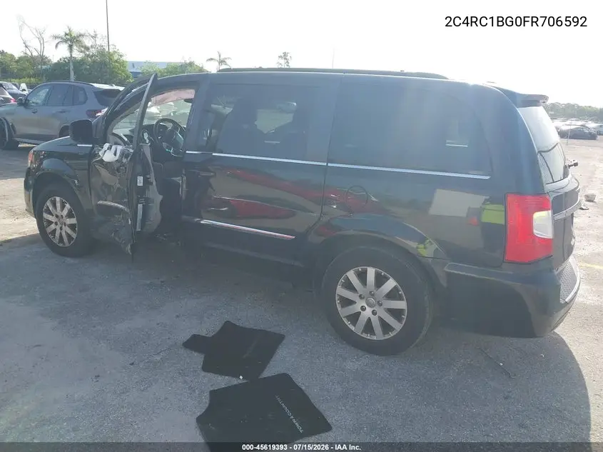 2015 Chrysler Town & Country Touring VIN: 2C4RC1BG0FR706592 Lot: 45619393