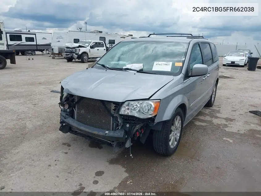 2015 Chrysler Town & Country Touring VIN: 2C4RC1BG5FR662038 Lot: 45627983