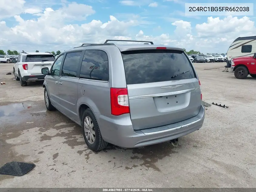 2015 Chrysler Town & Country Touring VIN: 2C4RC1BG5FR662038 Lot: 45627983