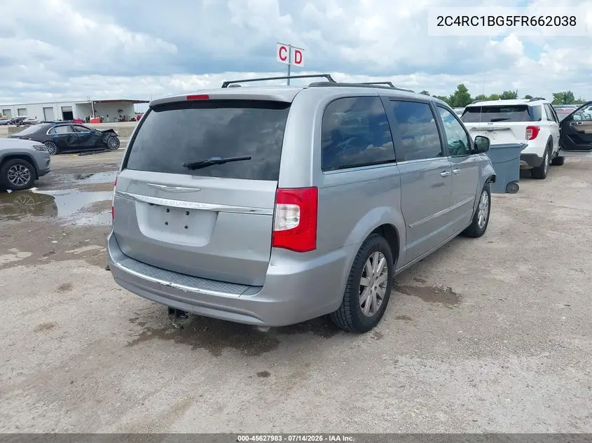 2015 Chrysler Town & Country Touring VIN: 2C4RC1BG5FR662038 Lot: 45627983