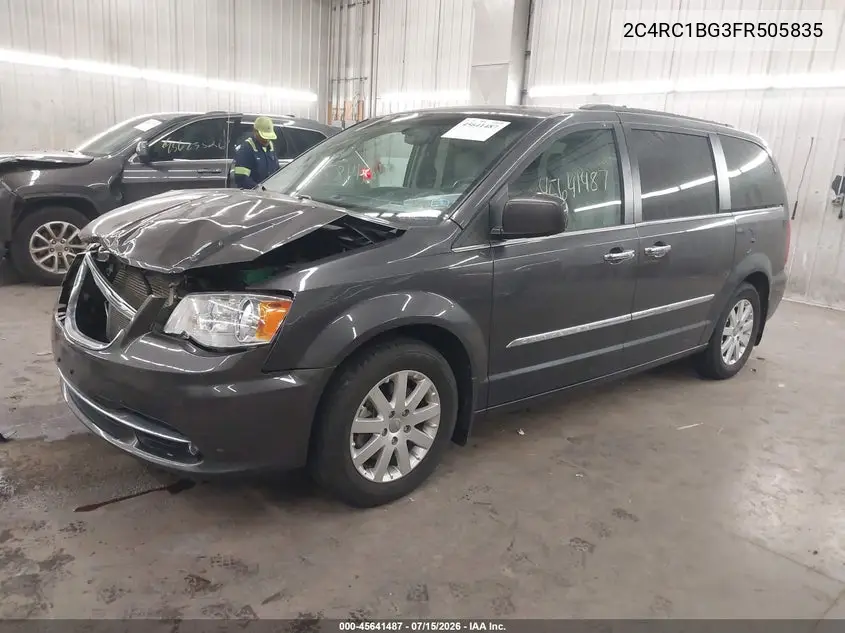 2015 Chrysler Town & Country Touring VIN: 2C4RC1BG3FR505835 Lot: 45641487