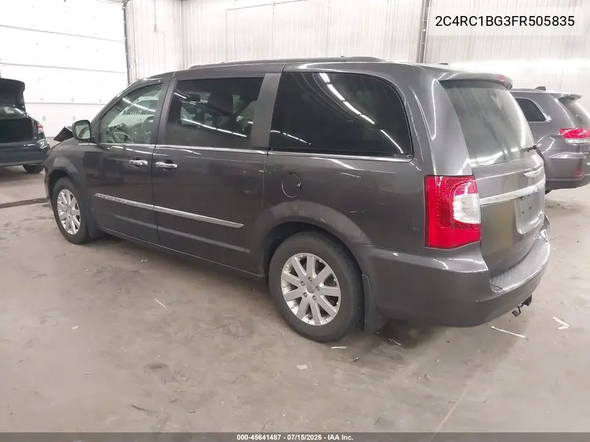 2015 Chrysler Town & Country Touring VIN: 2C4RC1BG3FR505835 Lot: 45641487