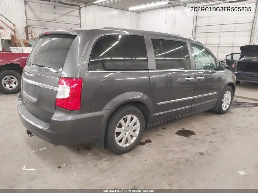 2015 Chrysler Town & Country Touring VIN: 2C4RC1BG3FR505835 Lot: 45641487