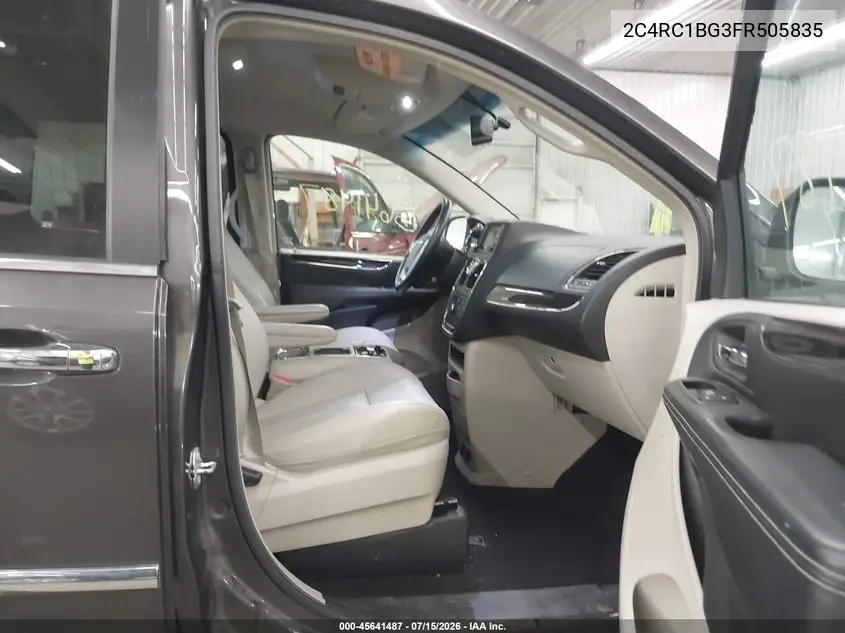 2015 Chrysler Town & Country Touring VIN: 2C4RC1BG3FR505835 Lot: 45641487