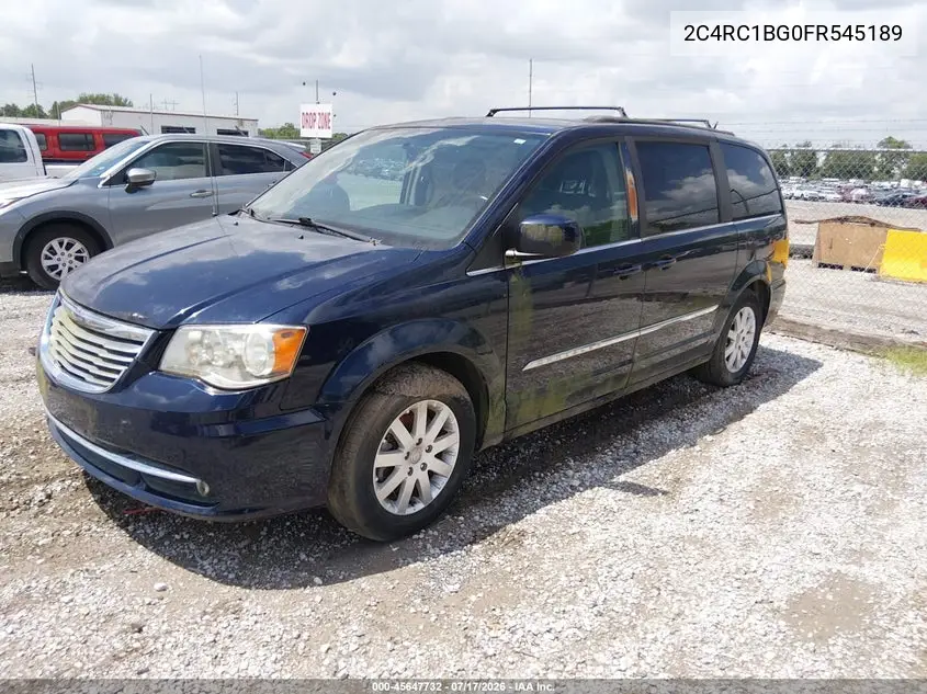 2015 Chrysler Town & Country Touring VIN: 2C4RC1BG0FR545189 Lot: 45647732