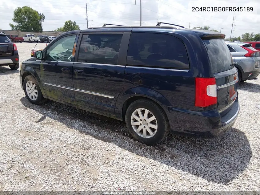 2015 Chrysler Town & Country Touring VIN: 2C4RC1BG0FR545189 Lot: 45647732