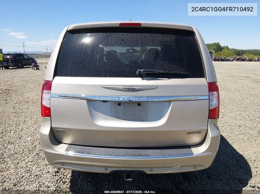 2015 Chrysler Town & Country Limited Platinum VIN: 2C4RC1GG4FR710492 Lot: 45659947