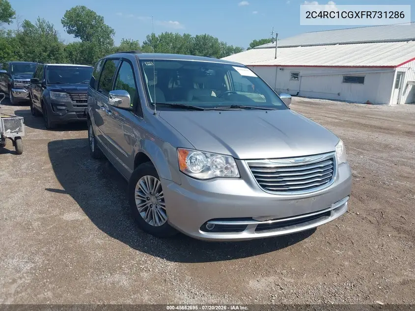 2015 Chrysler Town & Country Touring-L VIN: 2C4RC1CGXFR731286 Lot: 45662695