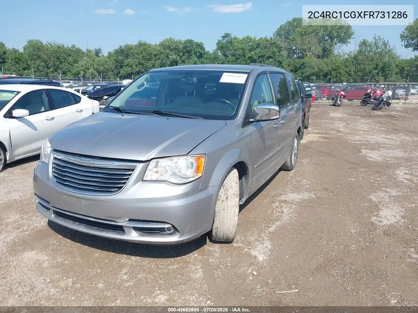 2015 Chrysler Town & Country Touring-L VIN: 2C4RC1CGXFR731286 Lot: 45662695