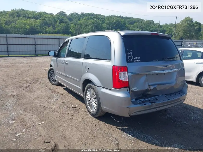 2015 Chrysler Town & Country Touring-L VIN: 2C4RC1CGXFR731286 Lot: 45662695
