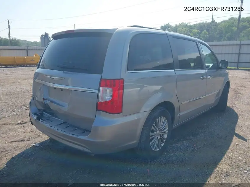 2015 Chrysler Town & Country Touring-L VIN: 2C4RC1CGXFR731286 Lot: 45662695