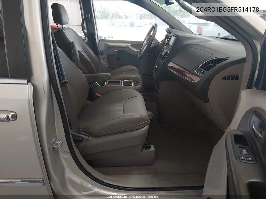 2015 Chrysler Town & Country Touring VIN: 2C4RC1BG5FR514178 Lot: 45665046