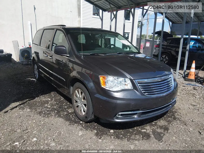 2016 Chrysler Town & Country Touring VIN: 2C4RC1BG1GR112580 Lot: 45408999