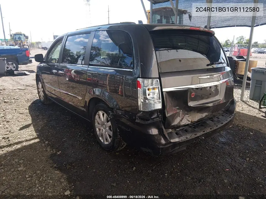 2016 Chrysler Town & Country Touring VIN: 2C4RC1BG1GR112580 Lot: 45408999