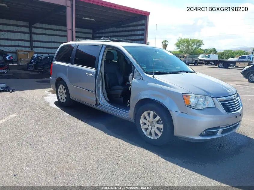 2016 Chrysler Town & Country Touring VIN: 2C4RC1BGXGR198200 Lot: 45531734