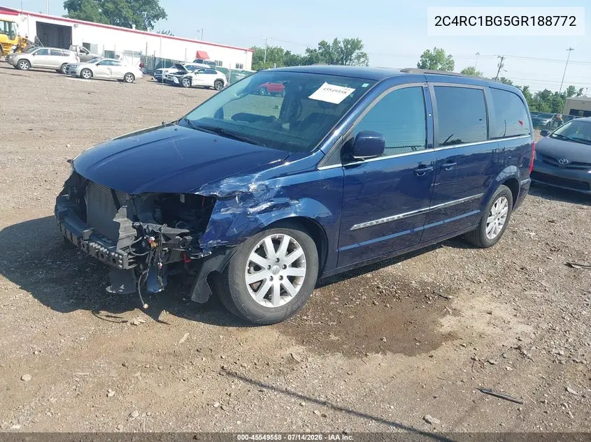 2016 Chrysler Town & Country Touring VIN: 2C4RC1BG5GR188772 Lot: 45549558