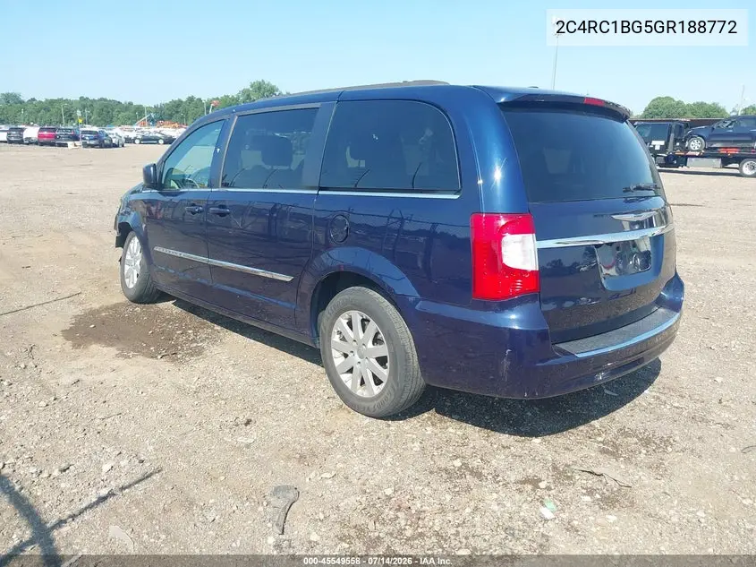 2016 Chrysler Town & Country Touring VIN: 2C4RC1BG5GR188772 Lot: 45549558