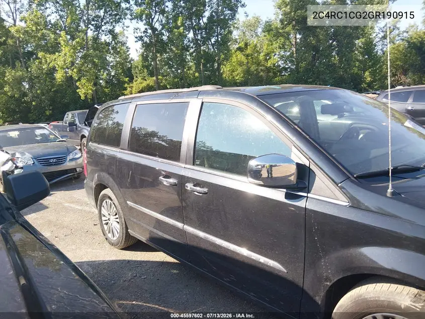 2016 Chrysler Town & Country Touring-L Anniversary Edition VIN: 2C4RC1CG2GR190915 Lot: 45597602