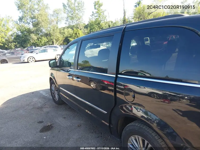 2016 Chrysler Town & Country Touring-L Anniversary Edition VIN: 2C4RC1CG2GR190915 Lot: 45597602