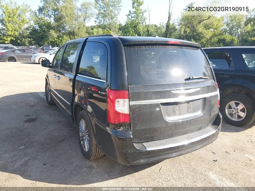 2016 Chrysler Town & Country Touring-L Anniversary Edition VIN: 2C4RC1CG2GR190915 Lot: 45597602
