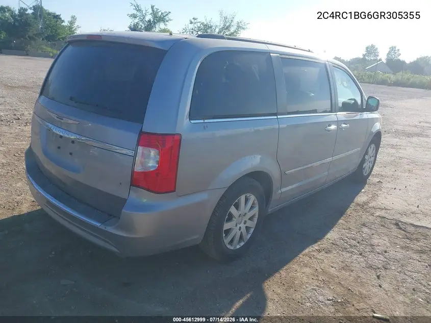 2016 Chrysler Town & Country Touring VIN: 2C4RC1BG6GR305355 Lot: 45612999