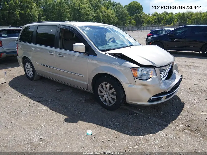 2016 Chrysler Town & Country Touring VIN: 2C4RC1BG7GR286444 Lot: 45621260