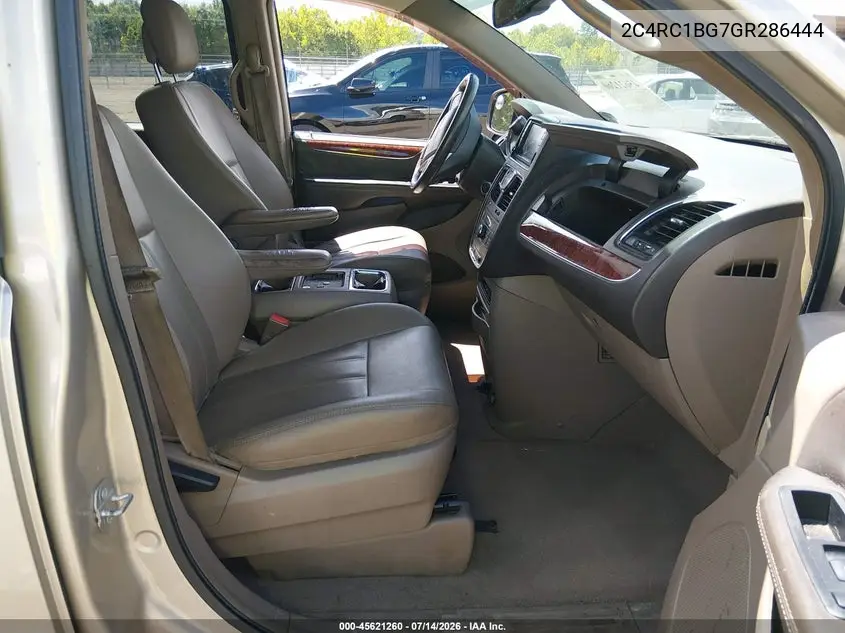 2016 Chrysler Town & Country Touring VIN: 2C4RC1BG7GR286444 Lot: 45621260