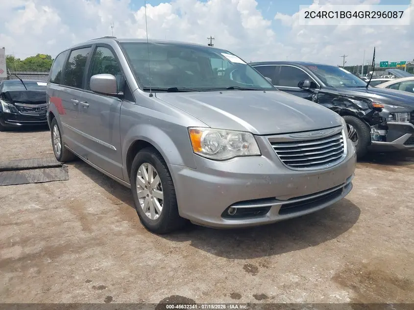 2016 Chrysler Town & Country Touring VIN: 2C4RC1BG4GR296087 Lot: 45632341