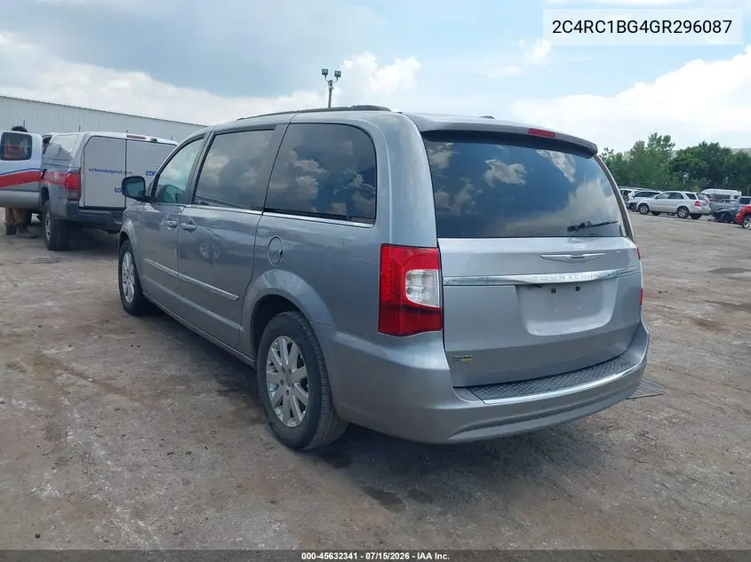 2016 Chrysler Town & Country Touring VIN: 2C4RC1BG4GR296087 Lot: 45632341