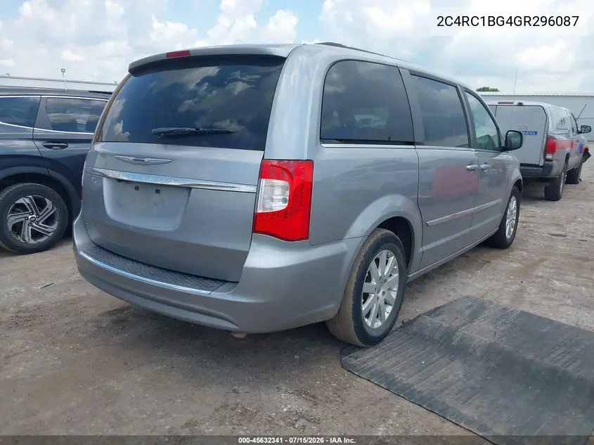 2016 Chrysler Town & Country Touring VIN: 2C4RC1BG4GR296087 Lot: 45632341