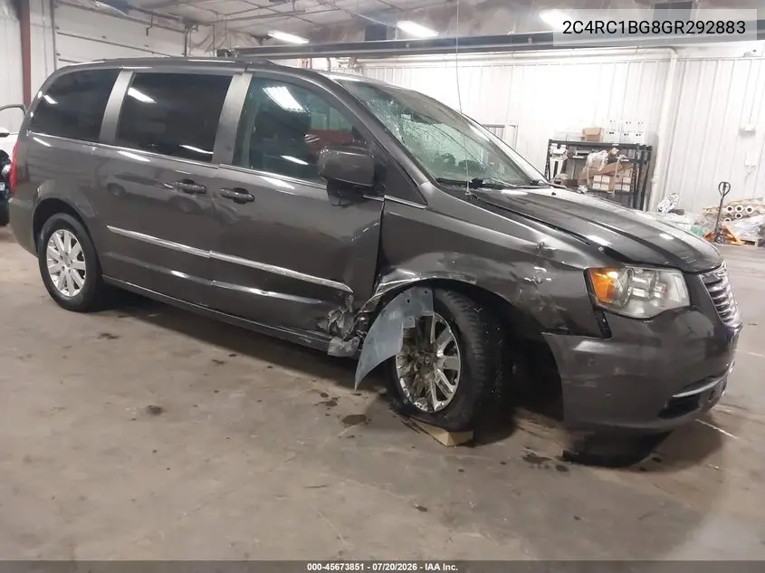 2016 Chrysler Town & Country Touring VIN: 2C4RC1BG8GR292883 Lot: 45673851