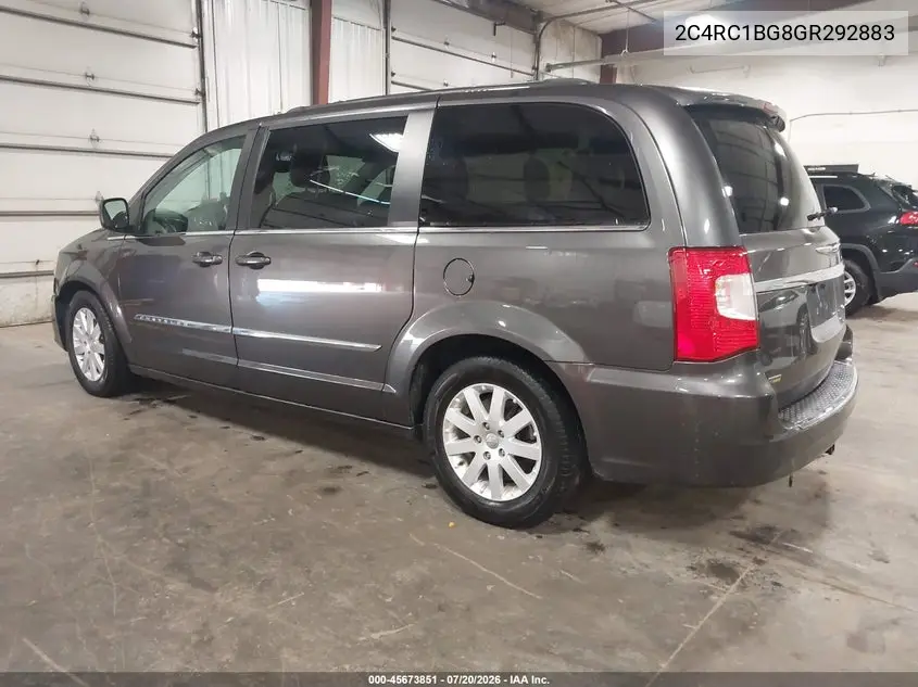 2016 Chrysler Town & Country Touring VIN: 2C4RC1BG8GR292883 Lot: 45673851