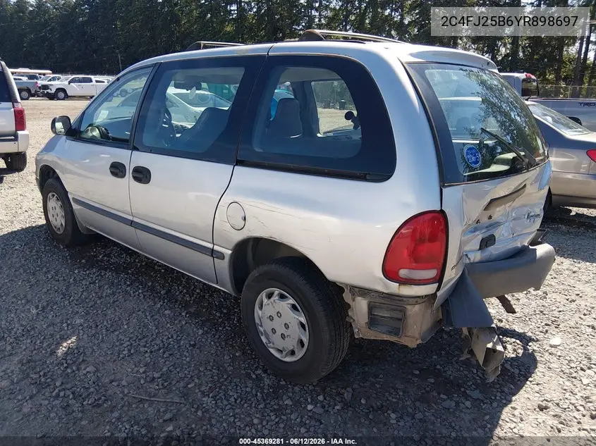 2000 Chrysler Voyager VIN: 2C4FJ25B6YR898697 Lot: 45369281