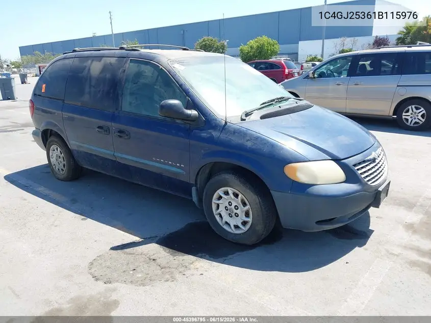 2001 Chrysler Voyager VIN: 1C4GJ25361B115976 Lot: 45396795