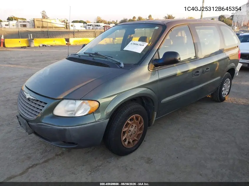 1C4GJ25312B645354 2002 Chrysler Voyager