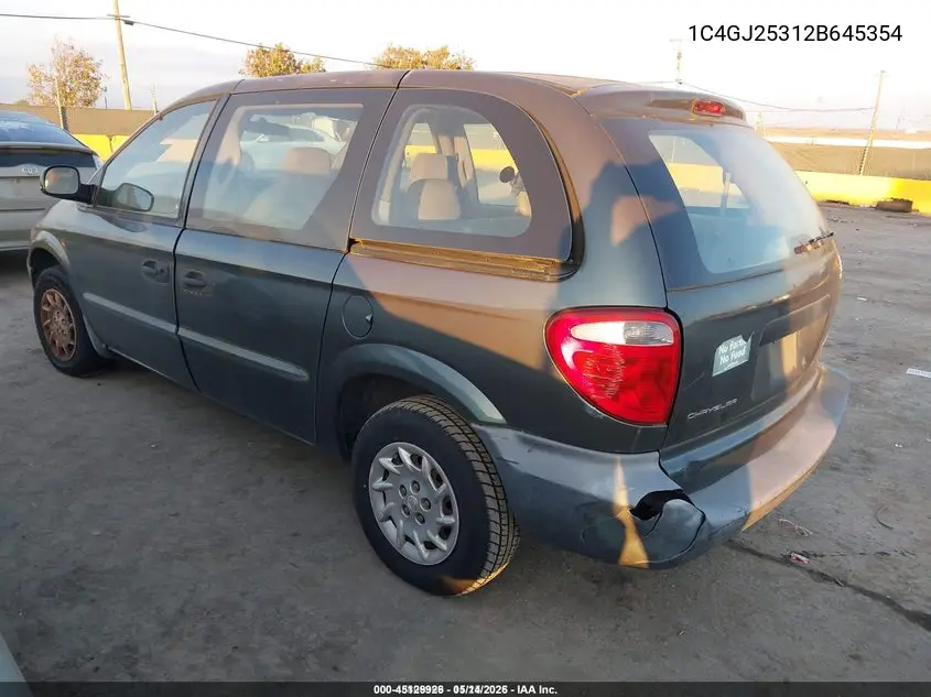 1C4GJ25312B645354 2002 Chrysler Voyager