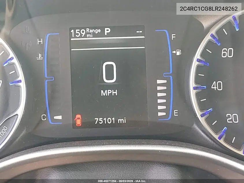 2020 Chrysler Voyager Lx VIN: 2C4RC1CG8LR248262 Lot: 45271294
