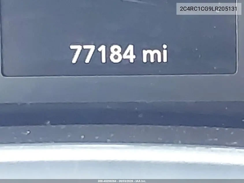 2020 Chrysler Voyager Lx VIN: 2C4RC1CG9LR205131 Lot: 45288264