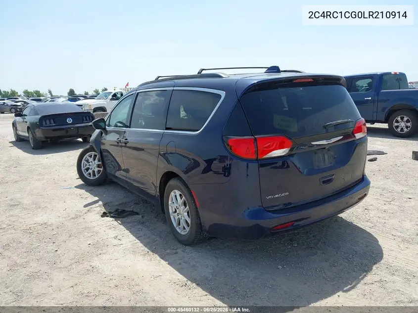 2020 Chrysler Voyager Lx VIN: 2C4RC1CG0LR210914 Lot: 45460132