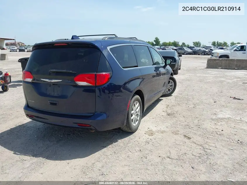 2020 Chrysler Voyager Lx VIN: 2C4RC1CG0LR210914 Lot: 45460132