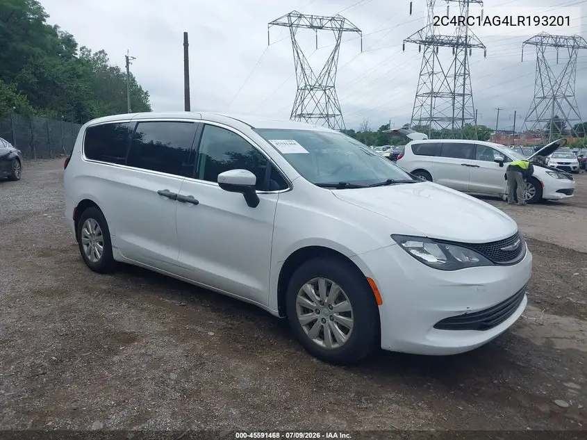 2020 Chrysler Voyager L VIN: 2C4RC1AG4LR193201 Lot: 45591468