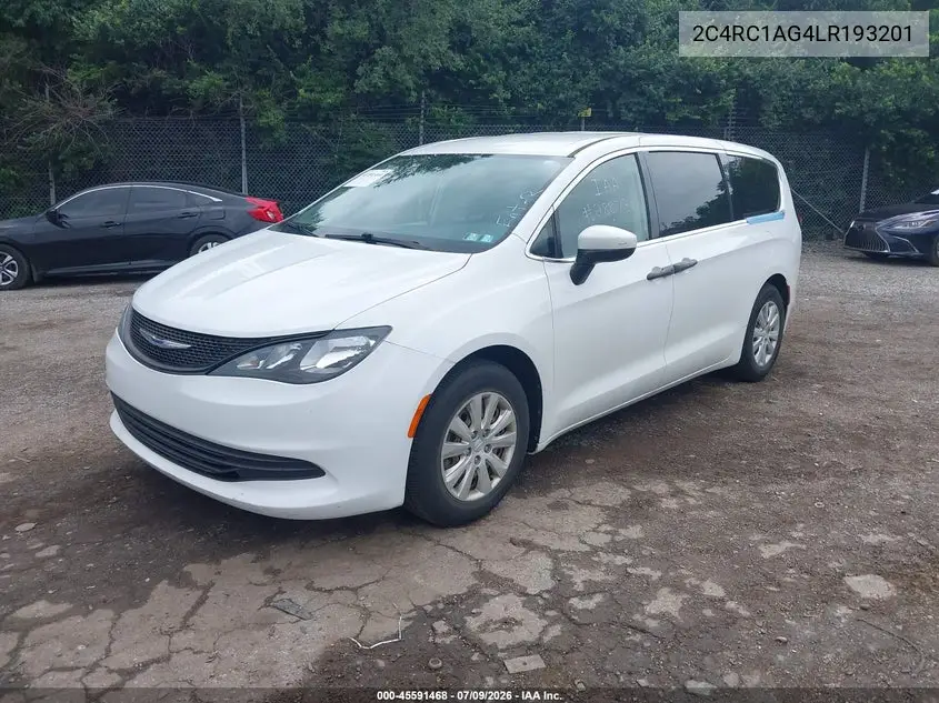 2020 Chrysler Voyager L VIN: 2C4RC1AG4LR193201 Lot: 45591468