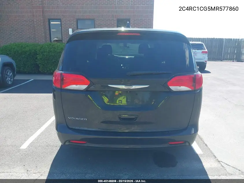 2021 Chrysler Voyager Lx VIN: 2C4RC1CG5MR577860 Lot: 45148236