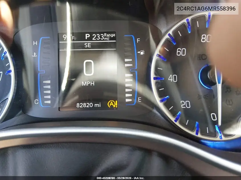 2021 Chrysler Voyager L VIN: 2C4RC1AG6MR558396 Lot: 45229786