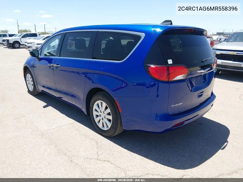 2021 Chrysler Voyager L VIN: 2C4RC1AG6MR558396 Lot: 45229786
