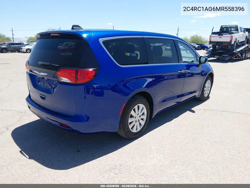 2021 Chrysler Voyager L VIN: 2C4RC1AG6MR558396 Lot: 45229786