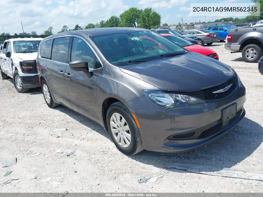 2021 Chrysler Voyager L VIN: 2C4RC1AG9MR562345 Lot: 45253015